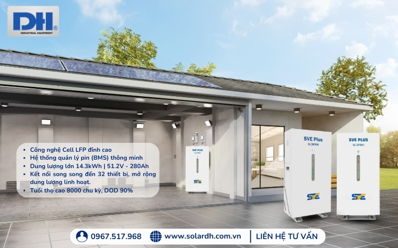 Ưu điểm nổi bật của Pin lưu trữ SVE 280Ah
