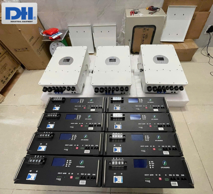 Pin lưu trữ kết nối với nhiều biến tần