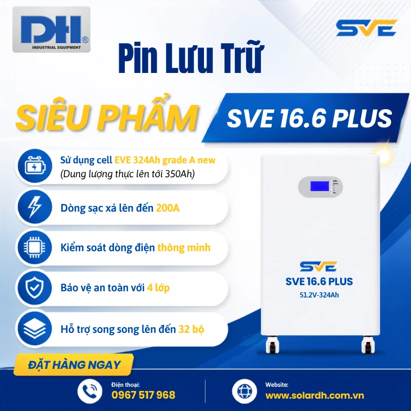Pin lưu trữ SVE 16.6 Plus