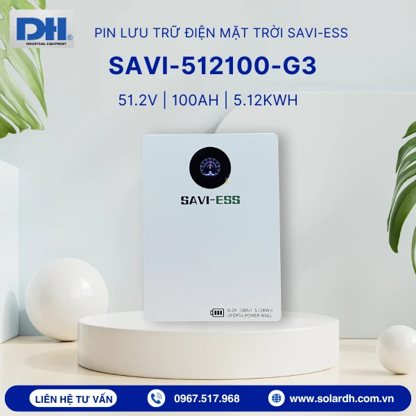 Pin lưu trữ SAVI-ESS 51.2V 100Ah