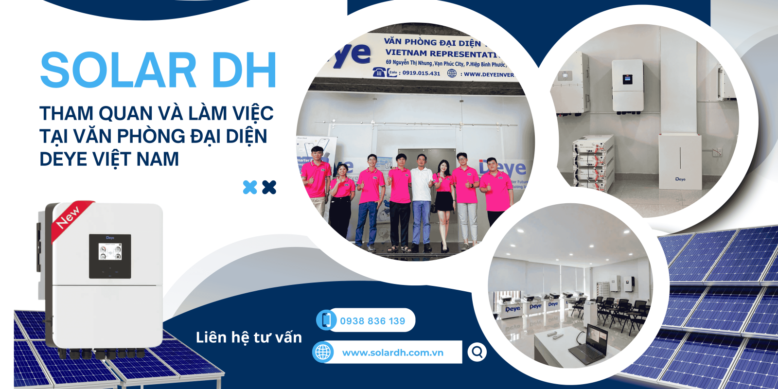 Solar DH hợp tác cùng Deye