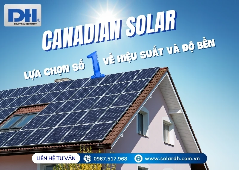 Tấm Pin Canadian dẫn đầu thị trường