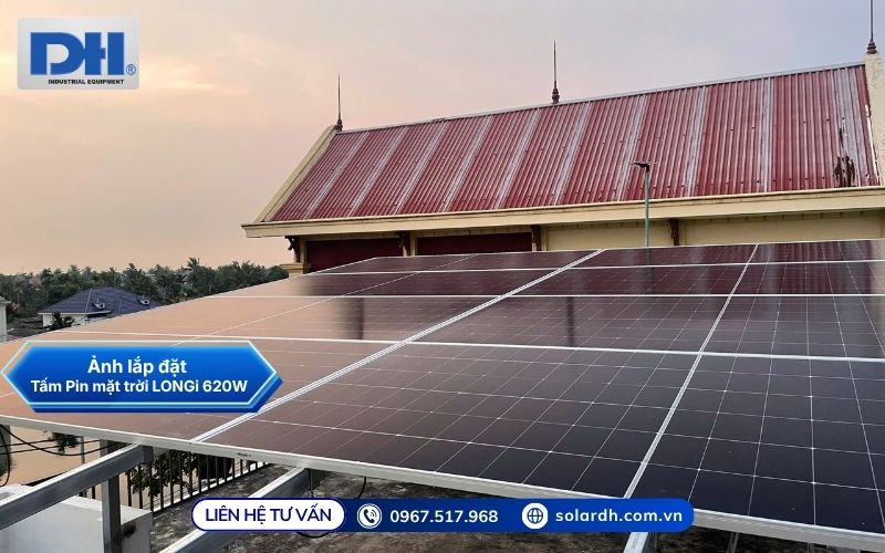 Tấm pin mặt trời LONGi 620W