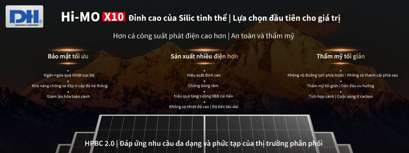 Ưu điểm nổi bật LONGi Hi-MO X10