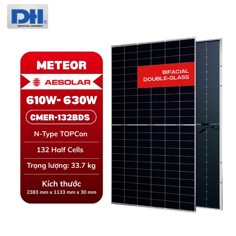 Tấm Pin năng lượng mặt trời AE Solar 620W