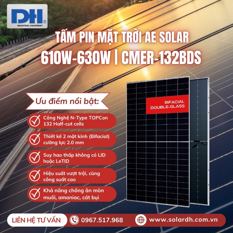 Ưu điểm nổi bật tấm Pin AE 620W