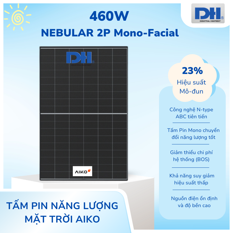 Các ưu điểm nổi bật của tấm Pin năng lượng 460W