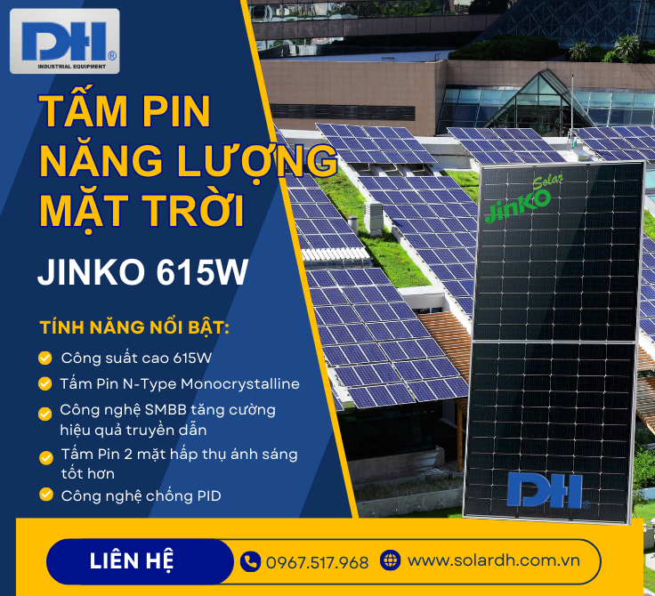 Tính năng nổi bật của tấm pin năng lượng Jinko