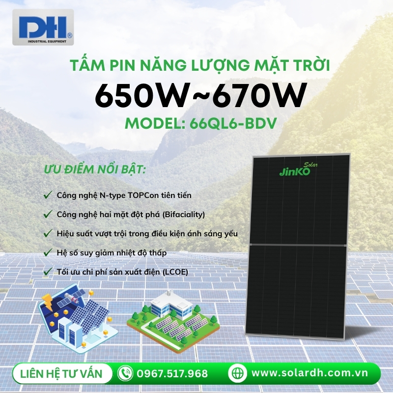 Ưu điểm nổi bật của Jinko 660W Tiger Neo 3.0