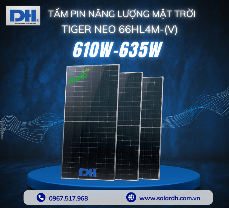 Tấm pin năng lượng mặt trời Jinko 620W
