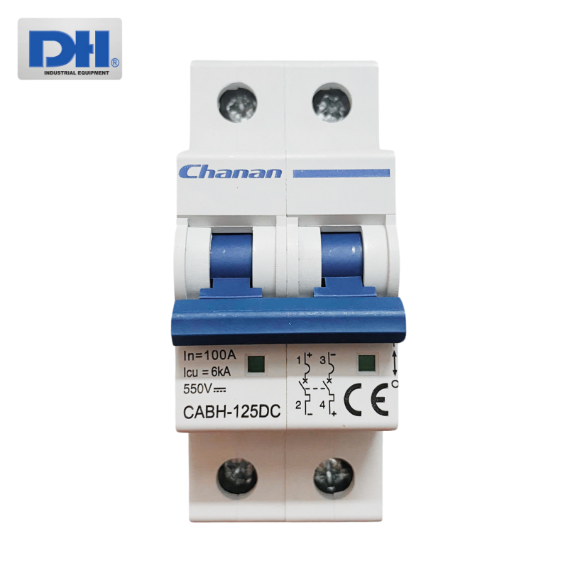 Thiết bị đóng cắt mạch điện Chanan MCB DC 100A 550V 2P