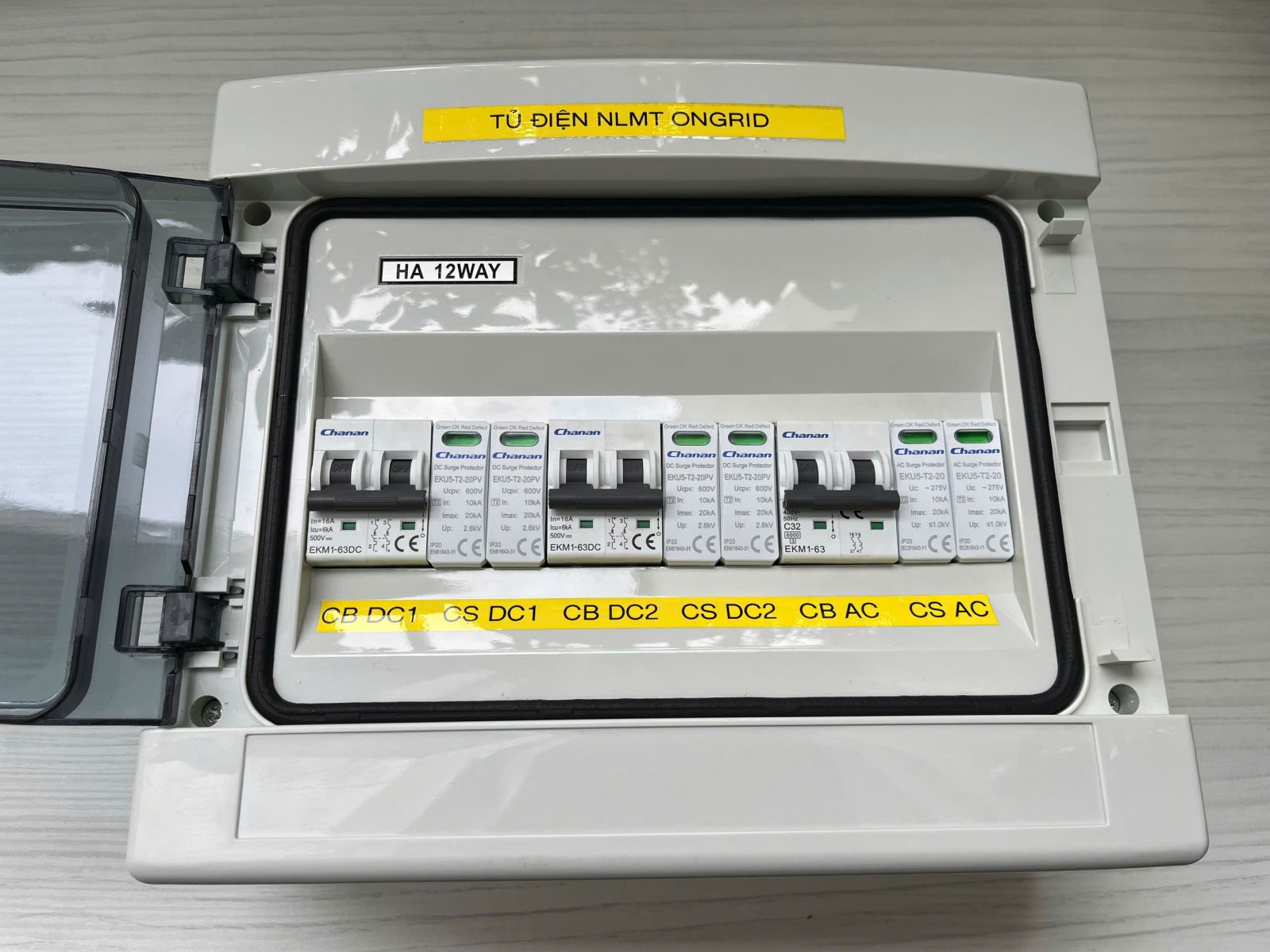 Tủ điện 6kW hòa lưới 1 pha