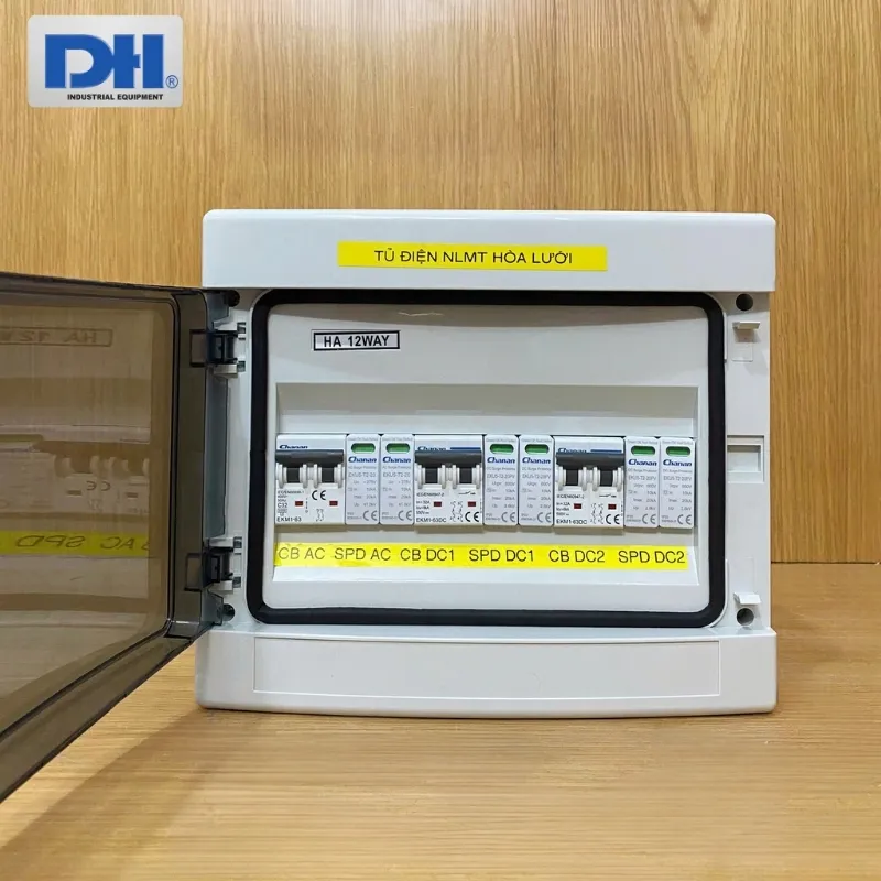 Cấu tạo chi tiết tủ điện 6kW hòa lưới