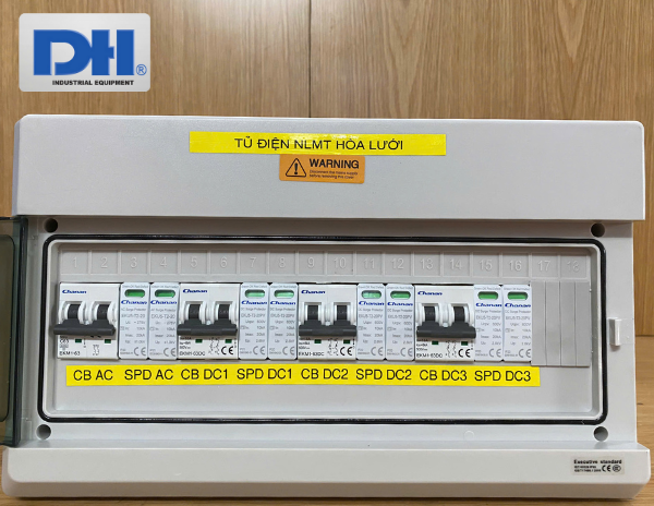 Tủ điện hòa lưới 8kW 10kW 1 pha 3 String