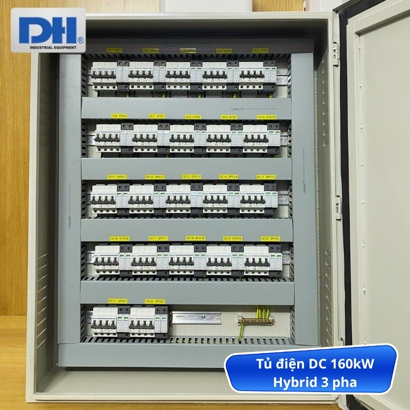 Tủ điện Hybrid 160kW 3 pha DC