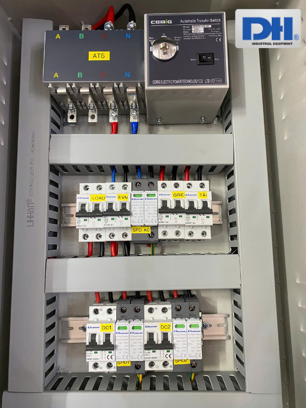 Tủ điện Hybrid 5kW-6kW năng lượng mặt trời