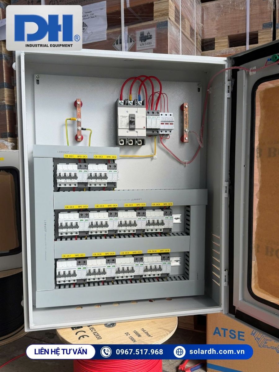Tủ điện mặt trời 110kW On Grid