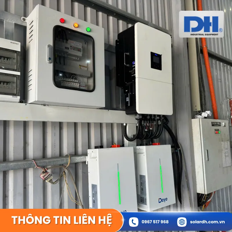 Hệ thống điện mặt trời gia đình Hybrid