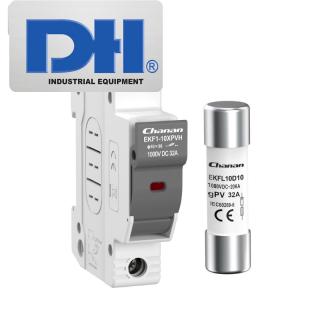 Cầu chì bảo vệ Chanan 1000VDC EKF1-10(X)PVH