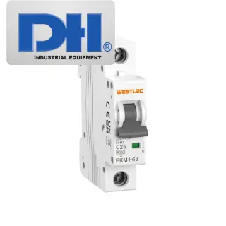 Cầu Dao Tự Động Westlec MCB AC 63A | EKM1-63 6kA