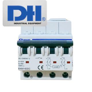 Cầu dao tự động MCB Chanan DC 63A 4P | EKM1-63DC