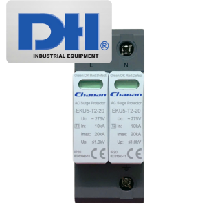 Chống sét lan truyền SPD Chanan 20kA 275V 2P AC | EKU5-T2-20-2P275 