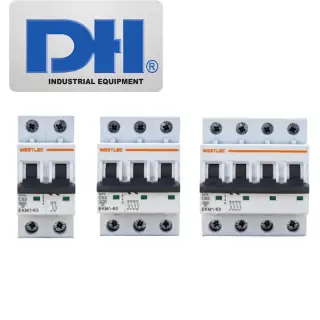 MCB AC 63A 6kA 2P/3P/4P WESTLEC EKM1-63 Ch&iacute;nh H&atilde;ng Gi&aacute; Tốt