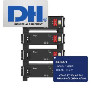 Pin Lưu Trữ Điện Mặt Trời Deye SE-G5.1 | 51.2V-100Ah