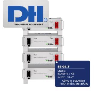 Pin Lưu Trữ Lithium Deye Áp Thấp SE-G5.3 | 51.2V-104Ah