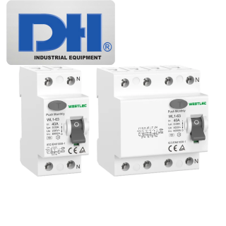 RCCB 16A-63A Westlec WL1-63 | Aptomat Chống D&ograve;ng R&ograve; Ch&iacute;nh H&atilde;ng