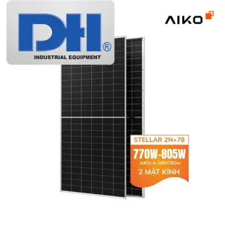Tấm Pin Aiko 770W-805W C&ocirc;ng Suất Lớn Giải Ph&aacute;p Tối Ưu Cho Dự &Aacute;n C&I