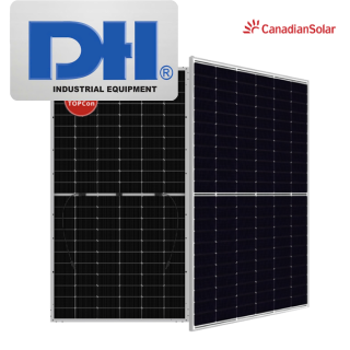 Tấm Pin mặt trời Canadian 610W 2 mặt kính TOPBiHiKu6 | CS6.2-66TB-610