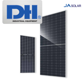 Tấm Pin Mặt Trời JA Solar 590W-615W N-Type 2 Mặt Kính | JAM72D40 LB