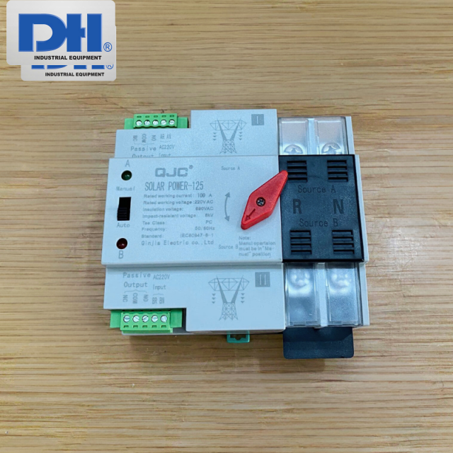 Bộ chuyển đổi nguồn ATS QJC 100A - Solar Power 125