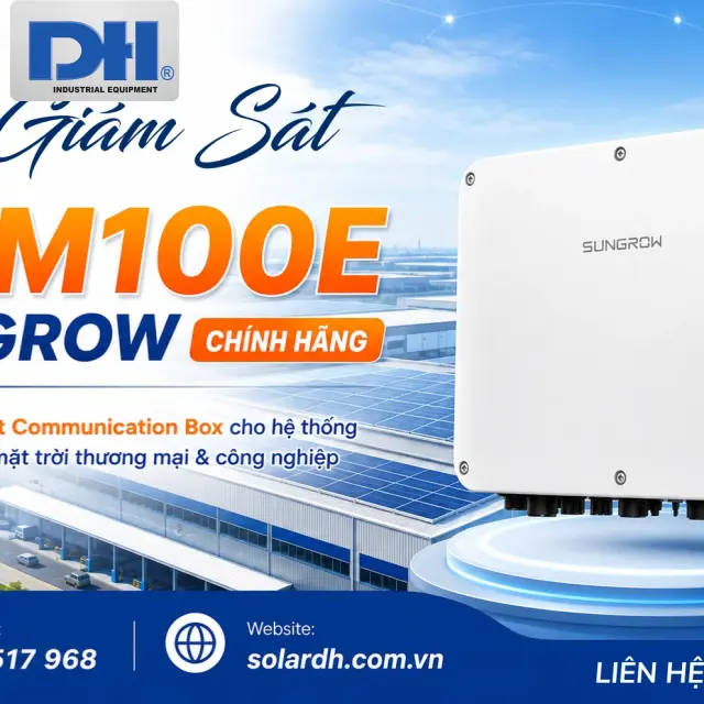 Bộ Gi&aacute;m S&aacute;t COM100E Sungrow &ndash; Quản L&yacute; 30 Thiết Bị Tr&ecirc;n iSolarCloud