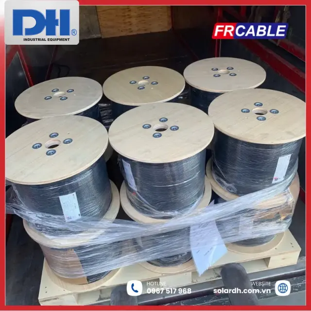 C&aacute;p Điện Mặt Trời FRCABLE 4mm2 1.5KV H1Z2Z2-K Đen