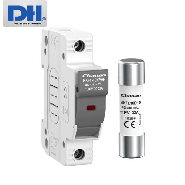 Cầu chì bảo vệ Chanan 1000VDC EKF1-10(X)PVH