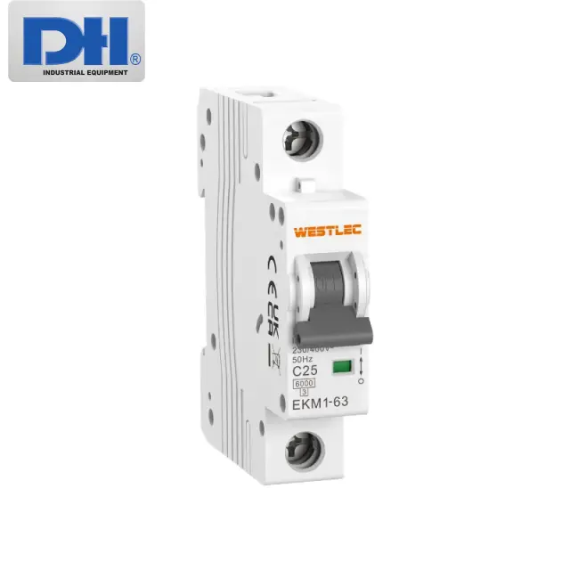 Cầu Dao Tự Động Westlec MCB AC 63A | EKM1-63 6kA