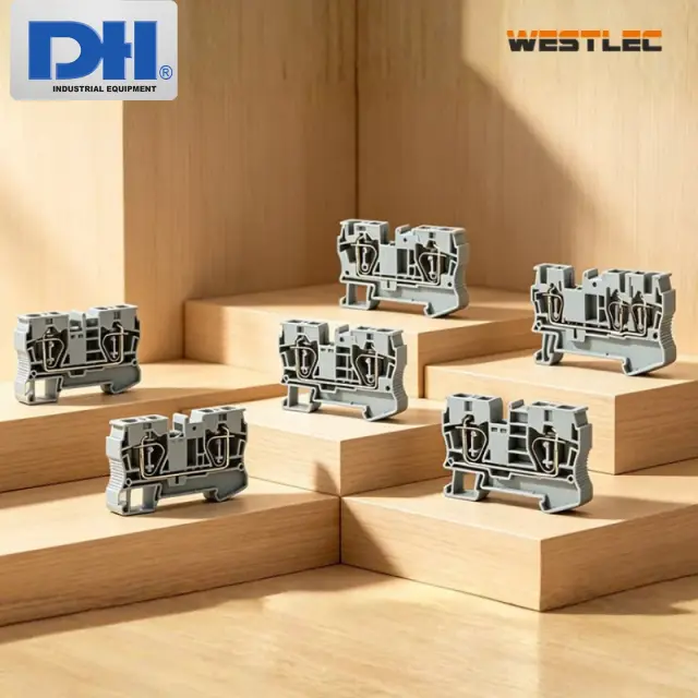 Cầu Đấu L&ograve; Xo (Spring Cage Terminal Block)