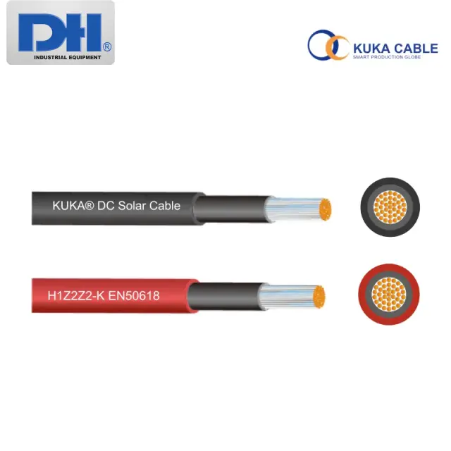D&acirc;y C&aacute;p Điện Mặt Trời KUKA 4mm2 1500V H1Z2Z2-K