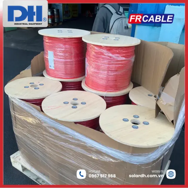 D&acirc;y C&aacute;p DC Solar FRCABLE 4mm2 1500V H1Z2Z2-K Đỏ