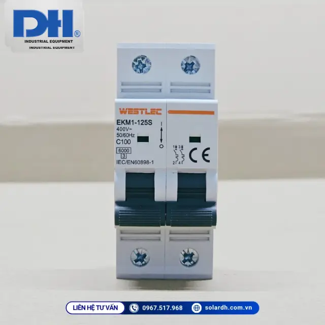 MCB AC 100A 400V 2P/4P 6kA WESTLEC | Bảo H&agrave;nh 1 Năm