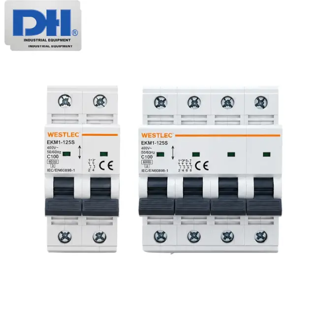 MCB AC 100A 400V 2P/4P 6kA WESTLEC | Bảo H&agrave;nh 1 Năm