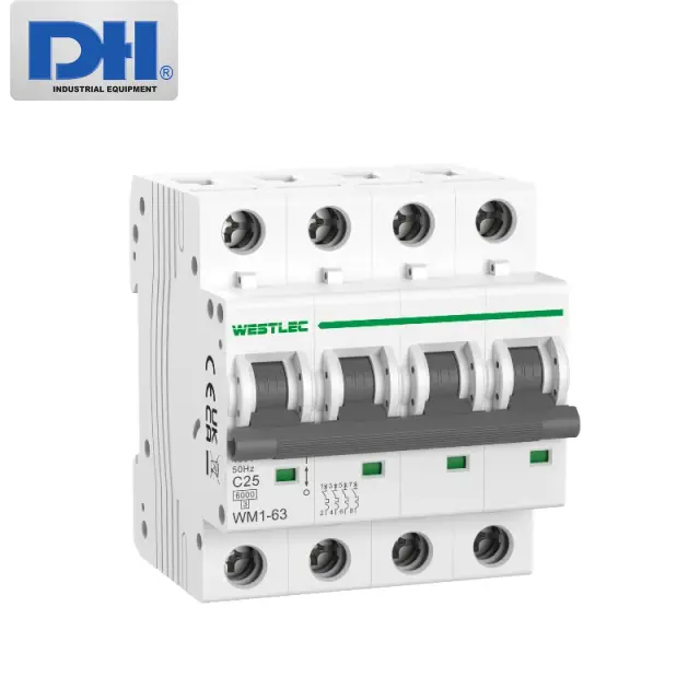 MCB AC Westlec WM1-63 1A&ndash;63A | Aptomat AC 6kA