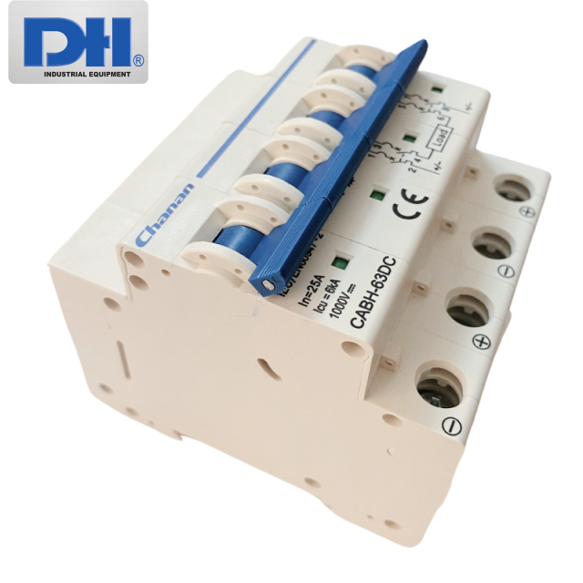 Thiết bị đóng cắt mạch điện Chanan MCB DC 25A 1000V 4P| CABH-63DC