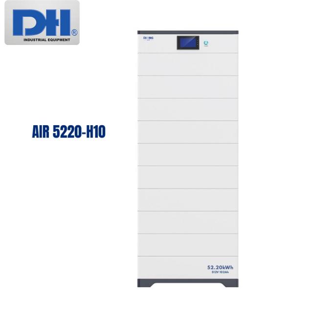 Pin Lưu Trữ 10.44kWh 102Ah Áp Cao | Rising Battery AIR 5220-H2