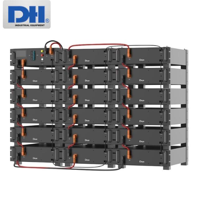Pin Lưu Trữ Năng Lượng Mặt Trời Deye BOS-W | 51.2V-100Ah Áp Cao