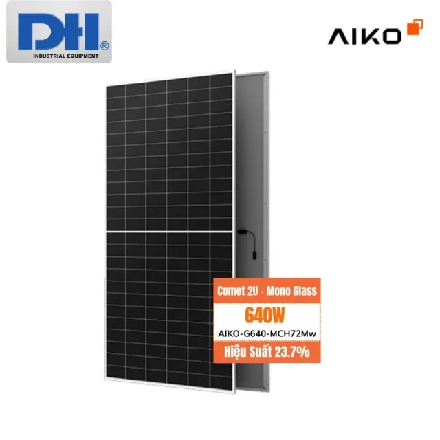 Tấm Pin Mặt Trời Aiko 640W Comet 2U | Hiệu Suất 23.7%