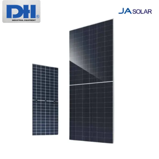 Tấm Pin Mặt Trời JA 645W 2 Mặt K&iacute;nh | JAM66D45-645/LB