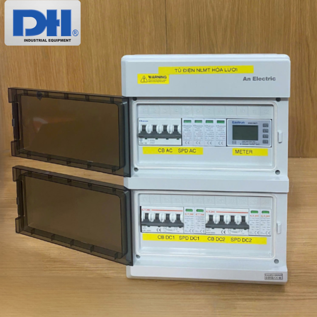 Tủ điện năng lượng mặt trời 10kW hòa lưới 3 pha (2 String)